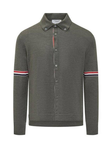 Long Sleeve Shirt MKL005AY1002 320 GREEN - THOM BROWNE - BALAAN 1