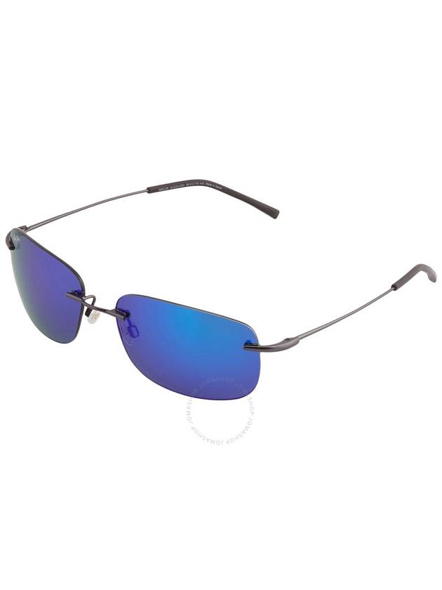 Maui Jim Ohai Blue Hawaii Rectangular Unisex Sunglasses B334-02D 59.5 - MAUI JIM - BALAAN 3