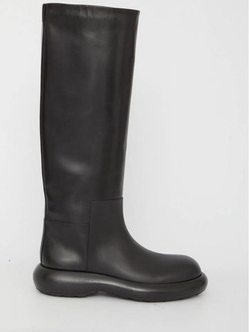 23 fw Black Leather Boots J15WW0030PR425001 B0020447632 - JIL SANDER - BALAAN 1