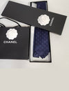 Classic Tie CC Logo Silk Navy Gift AAA134 - CHANEL - BALAAN 4