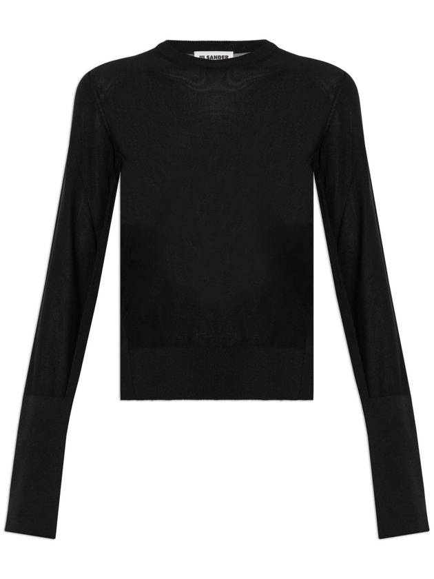 JIL SANDER Crewneck Sweater, Women's, Black - JIL SANDER - BALAAN 1