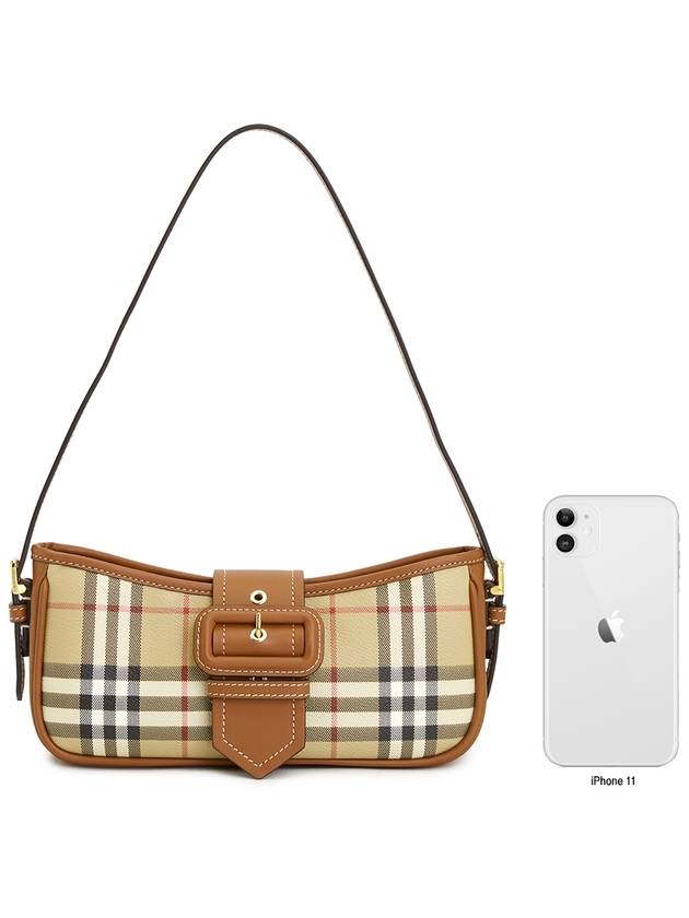 Check Shoulder Bag Brown - BURBERRY - BALAAN 8