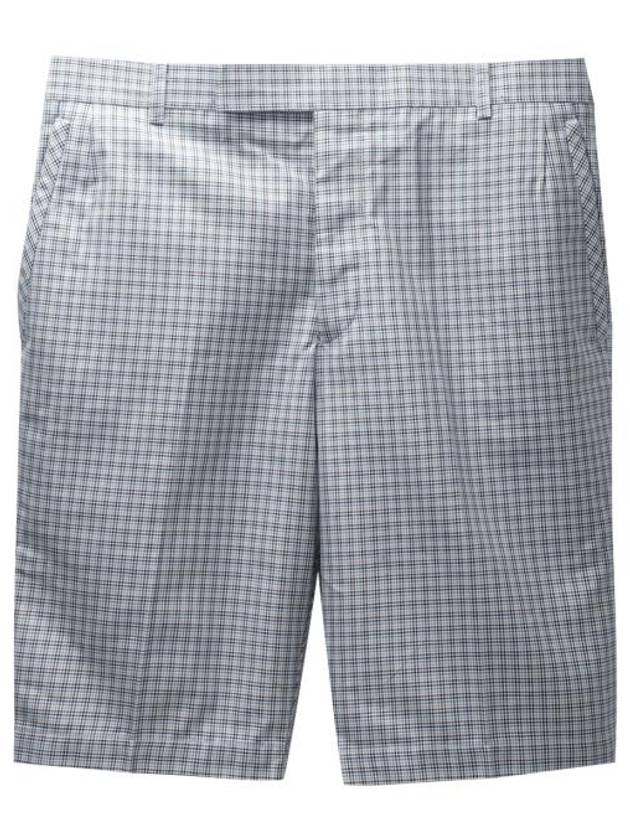 RWB Tab Houndstooth Cotton Shooting Shorts Grey - THOM BROWNE - BALAAN 2