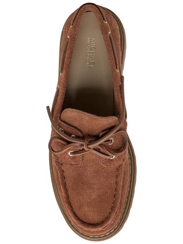 Michael Kors 'Cameron' Brown Suede Loafers - MICHAEL KORS - BALAAN 4