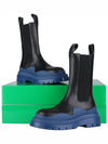 Tire Chelsea Boots Black Blue - BOTTEGA VENETA - BALAAN 10