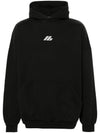 Logo Print Hoodie Black - BALENCIAGA - BALAAN 1