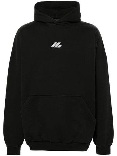 Logo Print Hoodie Black - BALENCIAGA - BALAAN 1