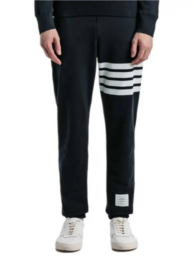 Men's Classic Loopback Engineered 4 Bar Classic Sweatpants Navy - THOM BROWNE - BALAAN 4