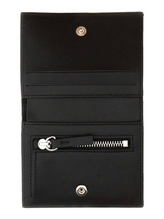 Numeric Logo Tag Bifold Half Wallet Black - MAISON MARGIELA - BALAAN 6