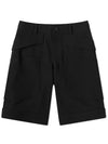 Pocket Detail Bermuda Shorts Black - BURBERRY - BALAAN 6
