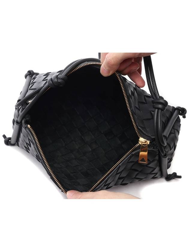 Intrecciato Nappa Leather Shoulder Bag Black - BOTTEGA VENETA - BALAAN 7