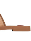 Sandals CHC23U188EF2Y4 AI24 DARK TAN - CHLOE - BALAAN 7