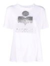 Zwell Logo Print Short Sleeve T-Shirt White - ISABEL MARANT - BALAAN 2