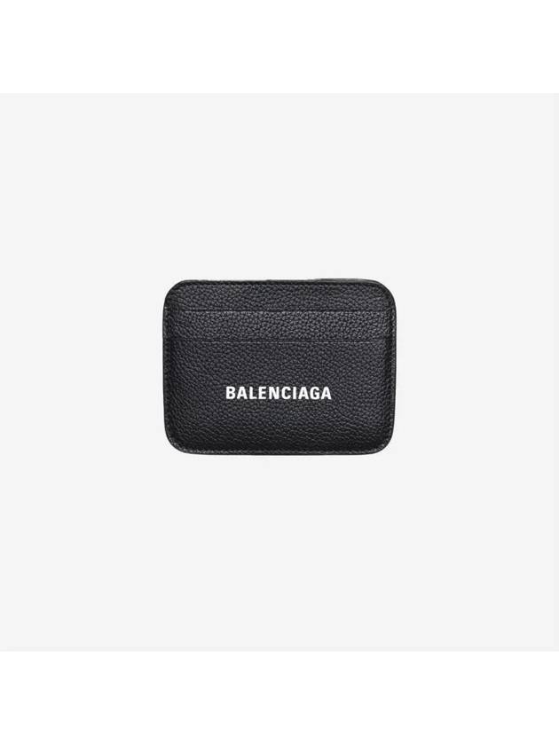 Cash Logo Card Wallet Black - BALENCIAGA - BALAAN 3