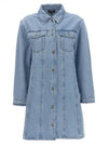 Alpine Denim Short Dress Blue - A.P.C. - BALAAN 2