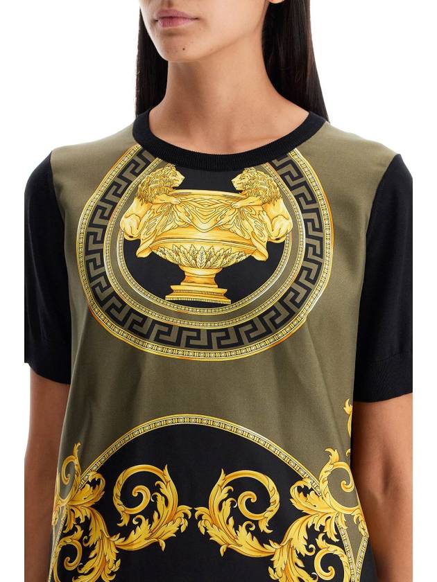 knitted t-shirt 'the cup of the - VERSACE - BALAAN 4