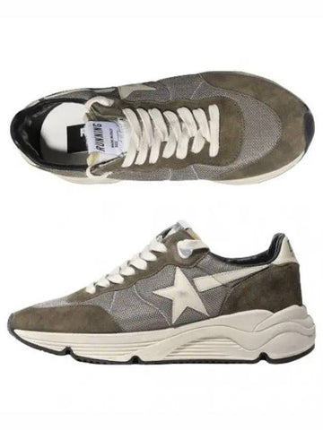 Running sole cream leather star sneakers men s - GOLDEN GOOSE - BALAAN 1