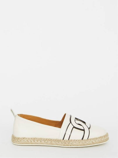 Women's Leather Kate Slip-Ons White - TOD'S - BALAAN 2