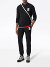 Men's Monogram Motif Sweatshirt Black - BURBERRY - BALAAN 4