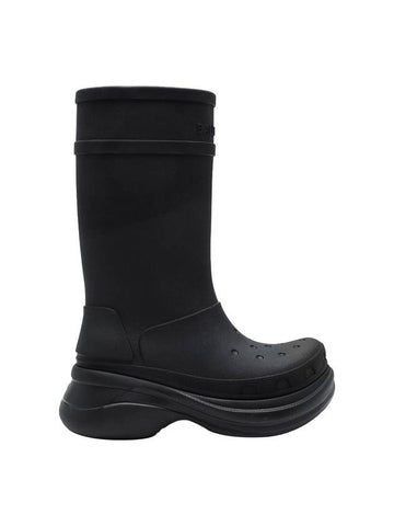 Crocs Rain Boots Black - BALENCIAGA - BALAAN.