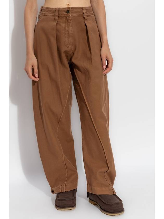 JW Anderson Loose Fit Trousers, Women's, Brown - JW ANDERSON - BALAAN 3