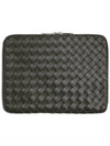 Classic Intrecciato Zipper Clutch Bag Camping - BOTTEGA VENETA - BALAAN 1