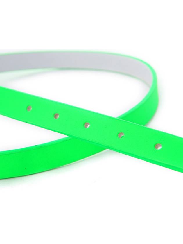 Buckle Leather Belt Green - DSQUARED2 - BALAAN 7