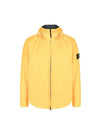 Men's Soft Shell Pure Insulation Technology Primaloft Hooded Jacket Yellow - STONE ISLAND - BALAAN 1