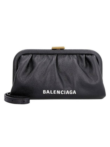 Cloud Clutch Bag Black - BALENCIAGA - BALAAN 1