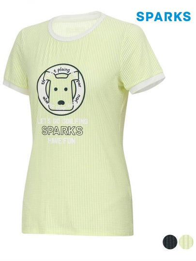 Short Sleeve Round T-Shirt SL2LTR036 - SPARKS - BALAAN 2