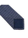 Ferragamo Men's Wave Print Silk Tie 35 0937 F BLU SCURO 0768208 - SALVATORE FERRAGAMO - BALAAN 6