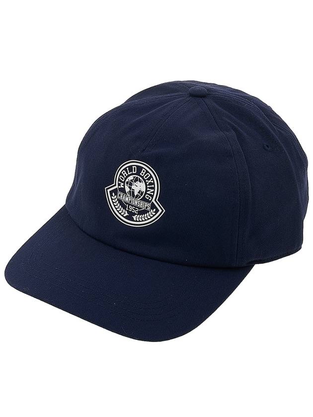 Logo Print Base Ball Cap Navy - MONCLER - BALAAN 11