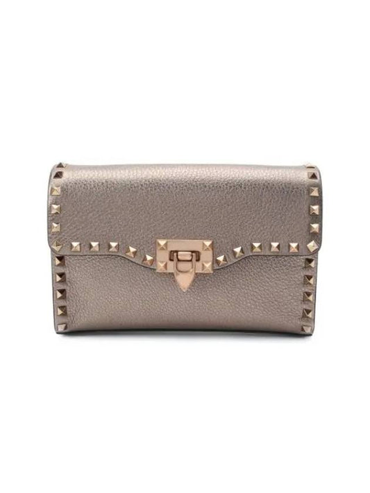 Rockstud Metal Cross Bag Gold - VALENTINO - BALAAN 2