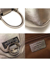 Women s Ferragamo 21 5870 Gray Metallic Silver Gancini Decorated Shoulder Bag gt Gangbuk used luxury goods - SALVATORE FERRAGAMO - BALAAN 8