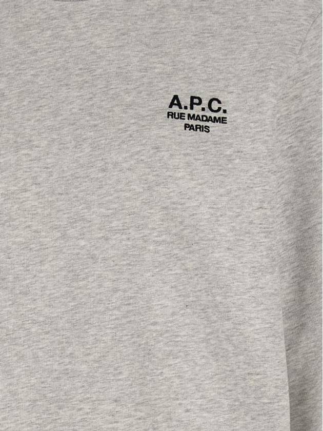 Standard Rue Madame Sweatshirt Grey - A.P.C. - BALAAN 5