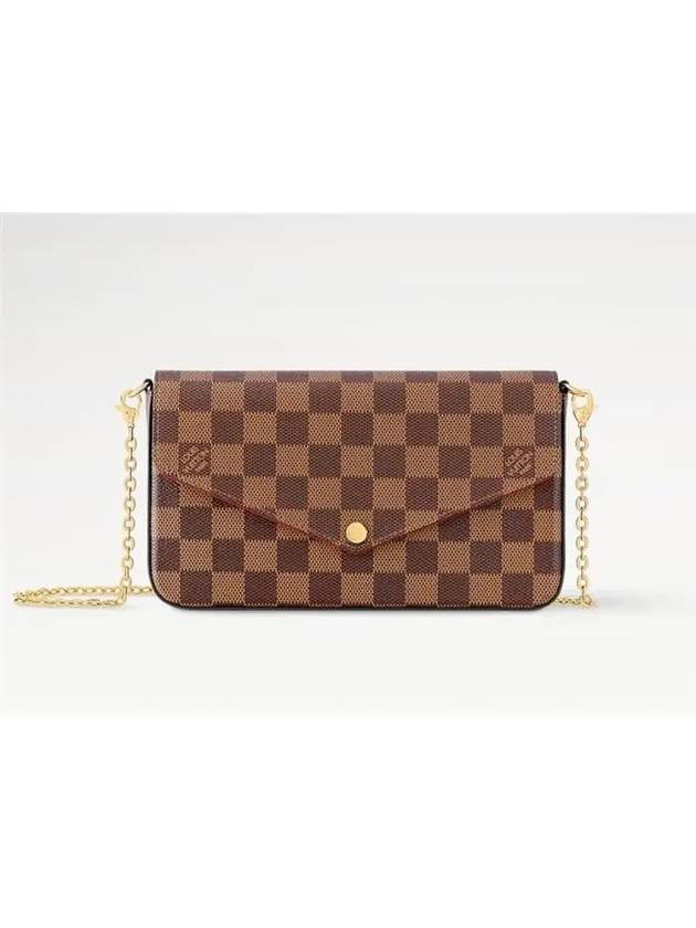 Felicie Pochette Damier Shoulder Bag Brown - LOUIS VUITTON - BALAAN 2