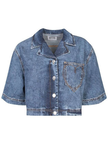 Moschino Jeans Cropped Shirt - MOSCHINO - BALAAN 1