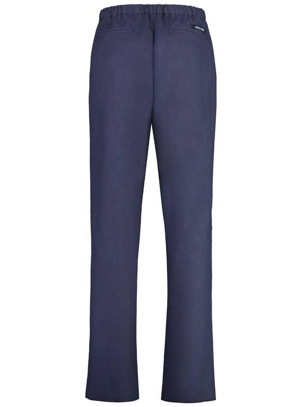 Wool Trousers Slacks Blue - FENDI - BALAAN 2