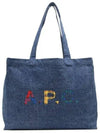 Diane Shopper Tote Bag Blue - A.P.C. - BALAAN 2