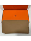 Appsong Silk Zipper Long Wallet CHAI - HERMES - BALAAN 2