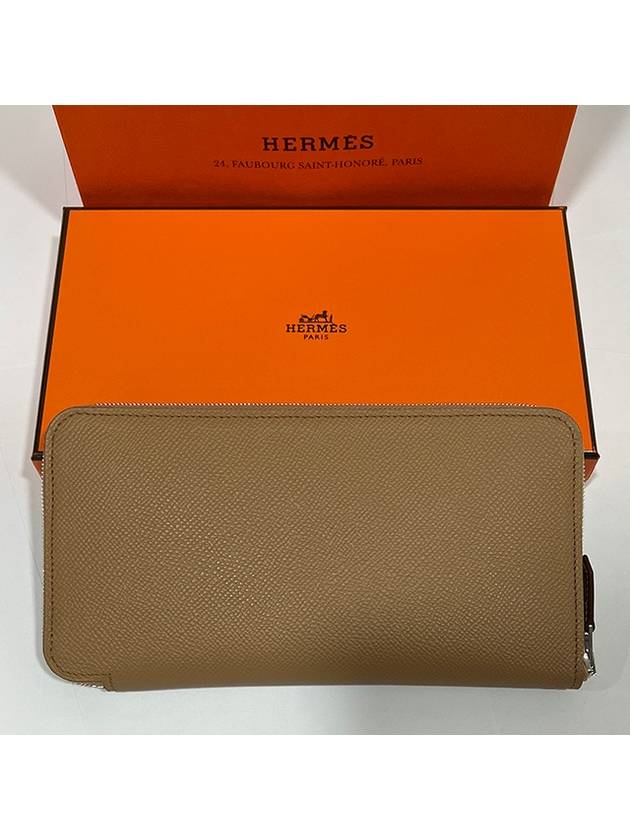 Appsong Silk Zipper Long Wallet CHAI - HERMES - BALAAN 2