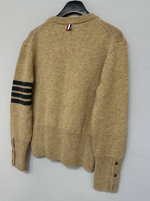 Diagonal full pullover Shetland knit 105 - THOM BROWNE - BALAAN 5