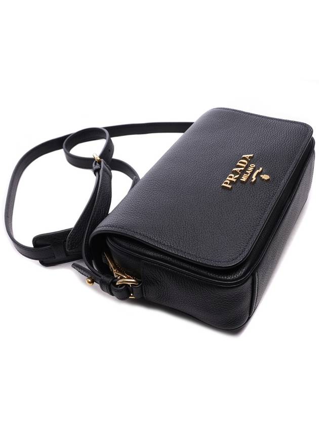 Vitello Phoenix Crossbody Bag Black - PRADA - BALAAN 6