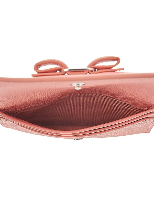 Vara Bow Card Wallet Coral - SALVATORE FERRAGAMO - BALAAN 11