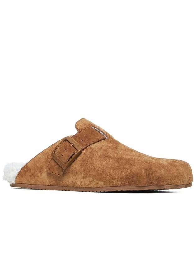 Sunday Shearling Mules Beige - BALENCIAGA - BALAAN 3