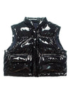 Reversible Glossy Padded Vest Black - DON’T ASK MY PLAN - BALAAN 1