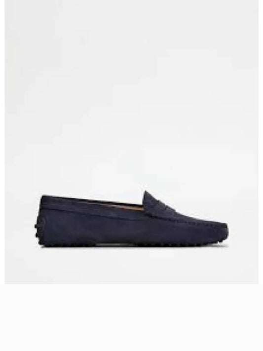 Gomini Suede Driving Shoes Blue - TOD'S - BALAAN 2