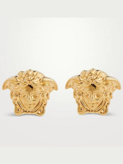 Medusa Head Brass Earrings Gold - VERSACE - BALAAN 2