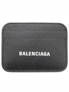 Cash Logo 2 Fold Card Wallet Black - BALENCIAGA - BALAAN 2