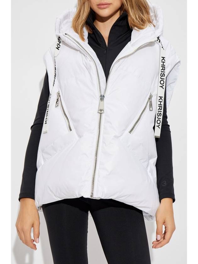 Khrisjoy Down Vest With Hood, Women's, White - KHRISJOY - BALAAN 3